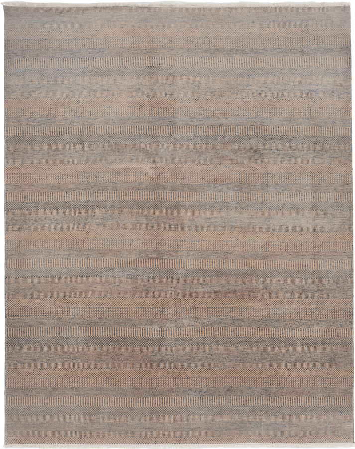 Multicolored Contemporary Indo Savannah Rug - 8'1