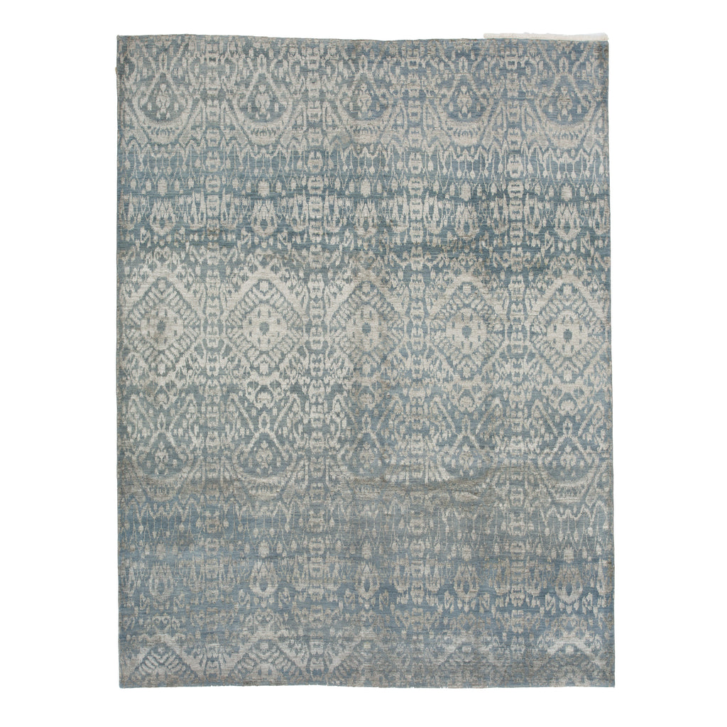 Traditional Indo Ikat Rug - 8' 1" x 10' 3"