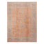 Orange Traditional Turkish Oushak Wool Rug - 9'3" x 11'7"