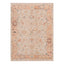 Beige & Orange Traditional Turkish Oushak Wool Rug - 4'11" x 6'8"