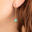Amazonite 18k Textile Drop Earrings