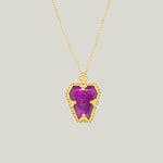Medium Ruby 18k One of a Kind Necklace