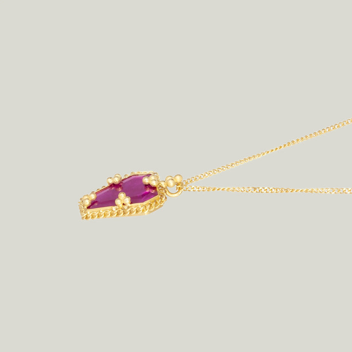 Medium Ruby 18k One of a Kind Necklace