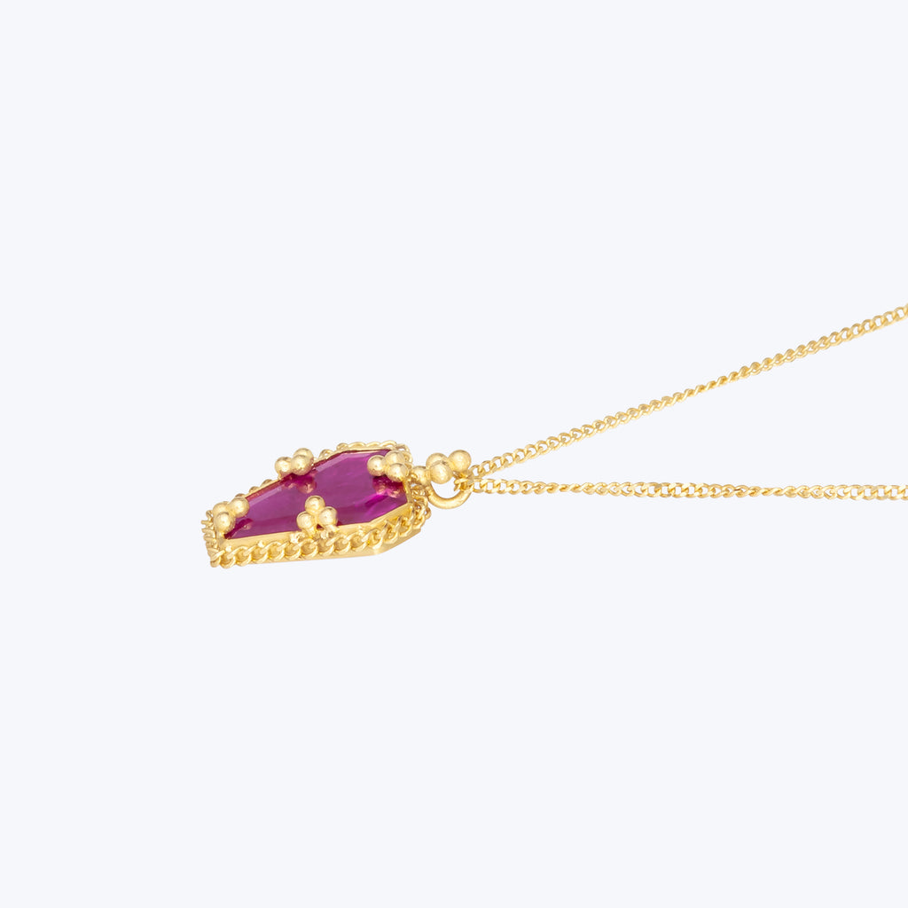 Medium Ruby 18k One of a Kind Necklace