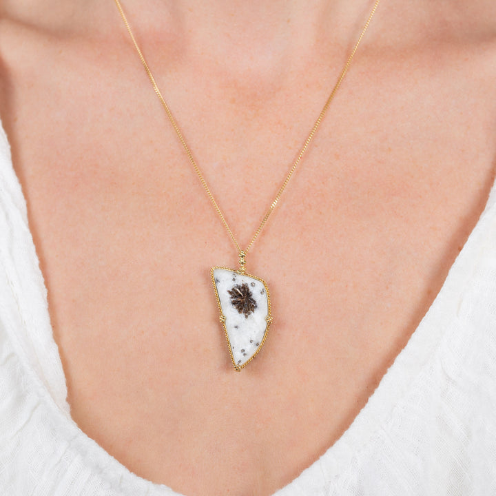 Astrophyllite 18k One of a Kind Necklace