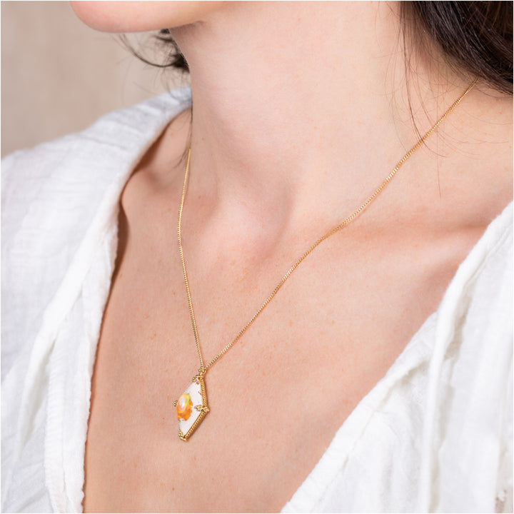 Mexican Opal One of a Kind Necklace