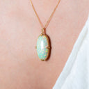 Large Ethiopian Opal 18k One of a Kind Necklace