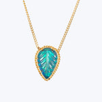Small Ethiopian Opal 18k One of a Kind Necklace (2)
