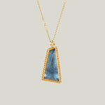 Small Aquamarine 18k One of a Kind Necklace (2)