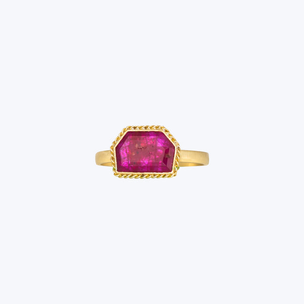 Mozambique Ruby 18k One of a Kind Ring
