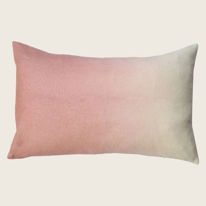 Dip Dyed Alpaca Lumbar Pillow