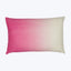Dip Dyed Alpaca Lumbar Pillow Tulip Pink