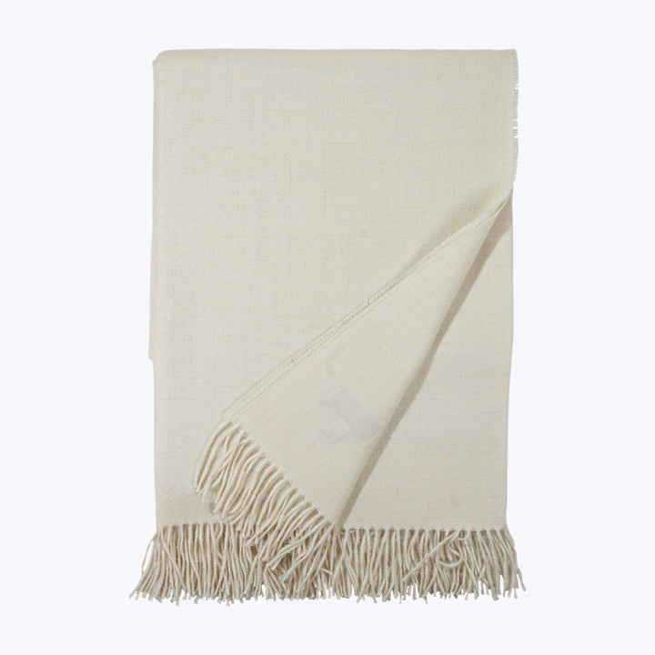 Madison Alpaca Throw Natural