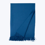 Madison Alpaca Throw Cobalt
