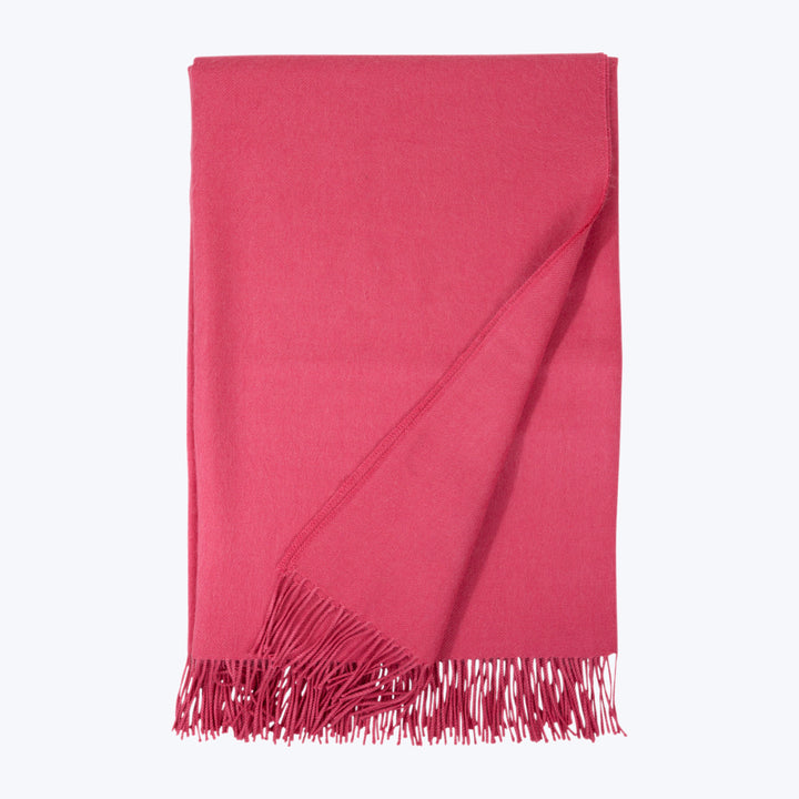 Madison Alpaca Throw Tulip Pink