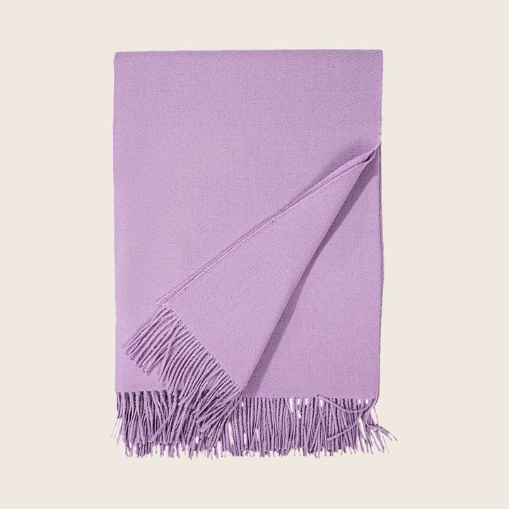 Madison Alpaca Throw Lavender