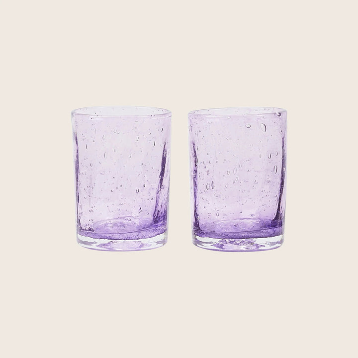 Bubbled Water Glass