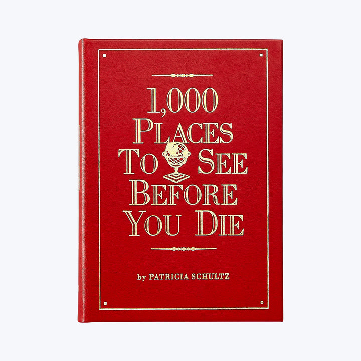 1,000 Places to See Leather Bound Book