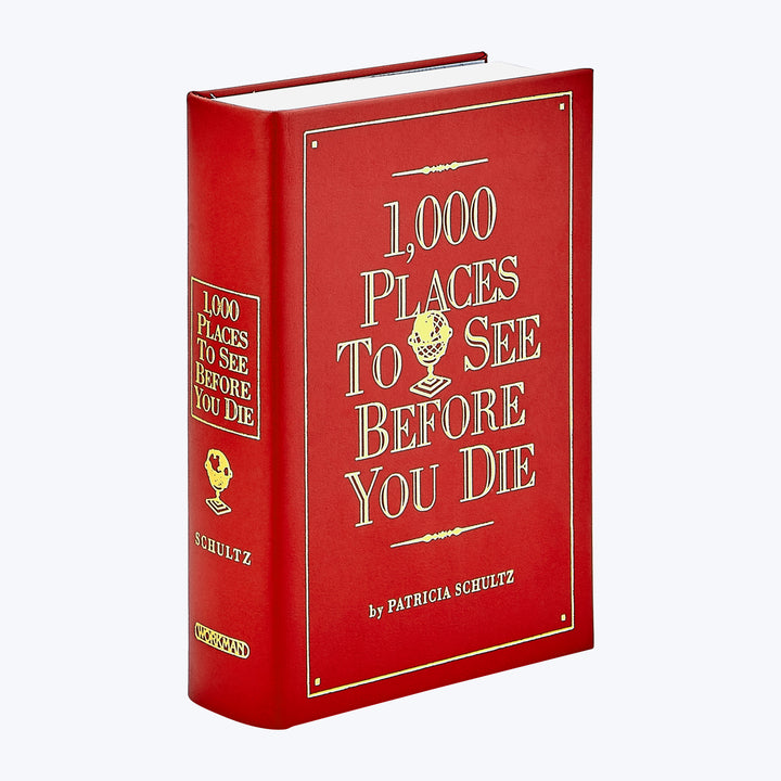 1,000 Places to See Leather Bound Book