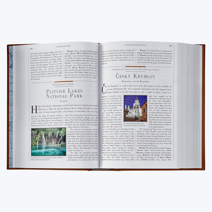 1,000 Places to See Leather Bound Book