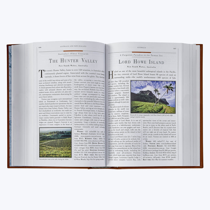 1,000 Places to See Leather Bound Book