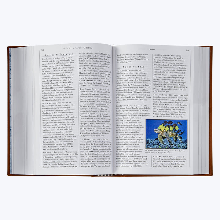 1,000 Places to See Leather Bound Book