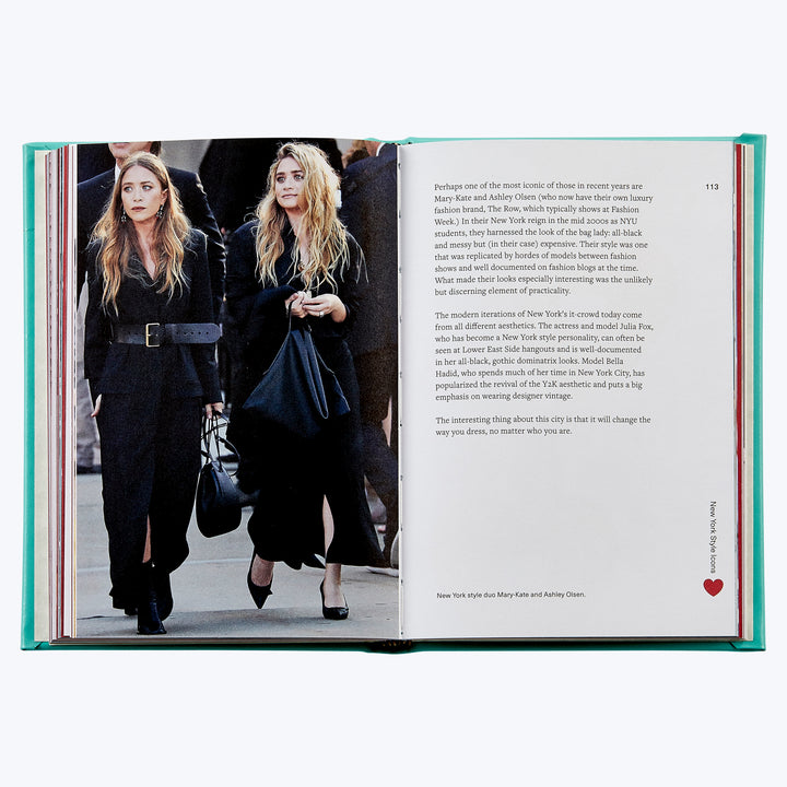 Little Book of New York Style Leather Bound Book