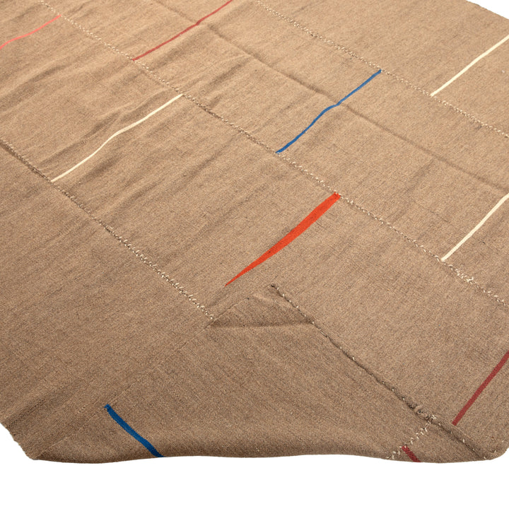 Multicolored Vintage Kilim Wool Rug - 5'11" x 10'10"