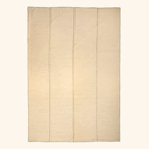 Natural Vintage Kilim Wool Rug - 8'11" x 12'9"