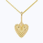 Pierce Your Heart Mini Gold Heart Necklace