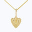 Pierce Your Heart Mini Gold Heart Necklace