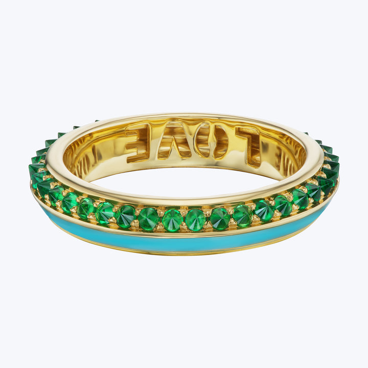 Sweet, Happy Life Tsavorite Garnet Stacking Ring
