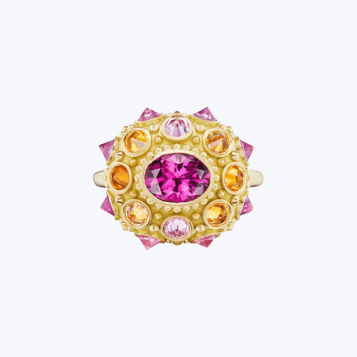 Pretty in Pink Gold & Pink Sapphire Ring