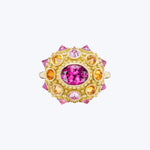 Pretty in Pink Gold & Pink Sapphire Ring
