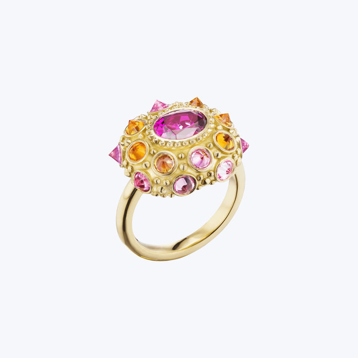 Pretty in Pink Gold & Pink Sapphire Ring
