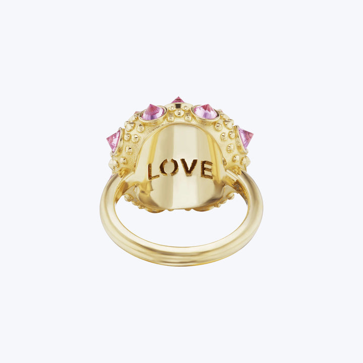Pretty in Pink Gold & Pink Sapphire Ring