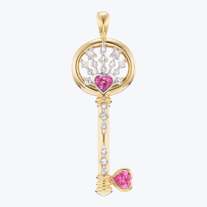 Impeccable Words Love Key Pendant