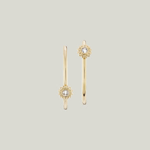 4 Elements Water Hoop Earrings - hover