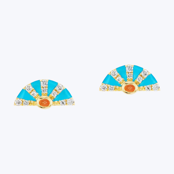 4 Elements Fire Stud Earrings