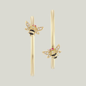 4 Elements Earth Hoop Earrings - hover