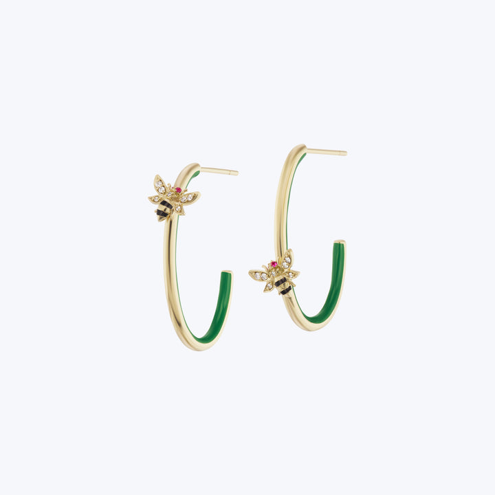 4 Elements Earth Hoop Earrings