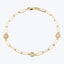 California Dreaming 18k Gold & Diamond Solitaire Chain Link Bracelet