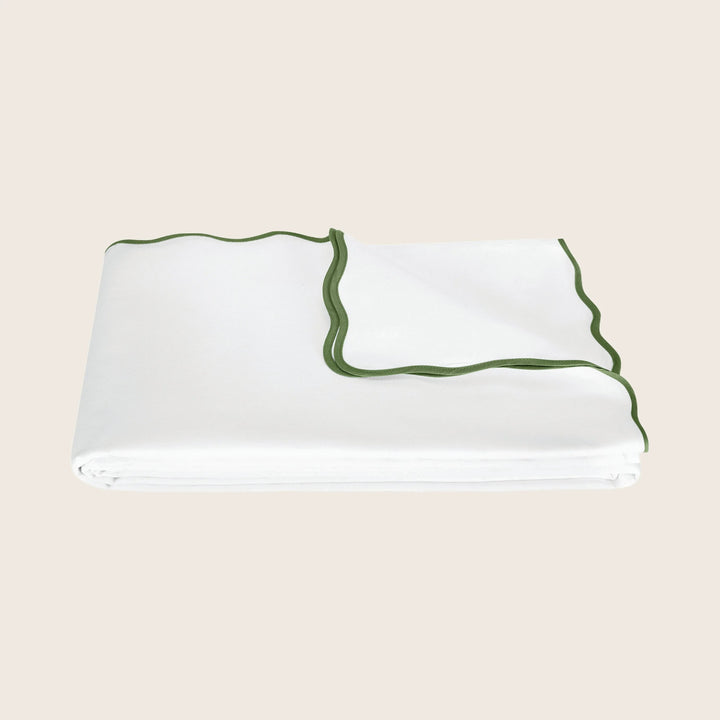 Camilla Cotton Pique Coverlet Palm / Full/Queen