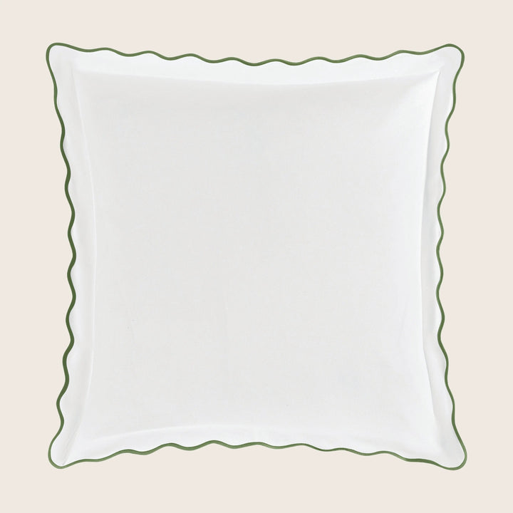 Camilla Cotton Pique Euro Sham Palm