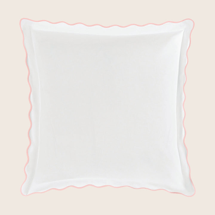 Camilla Cotton Pique Euro Sham Pink
