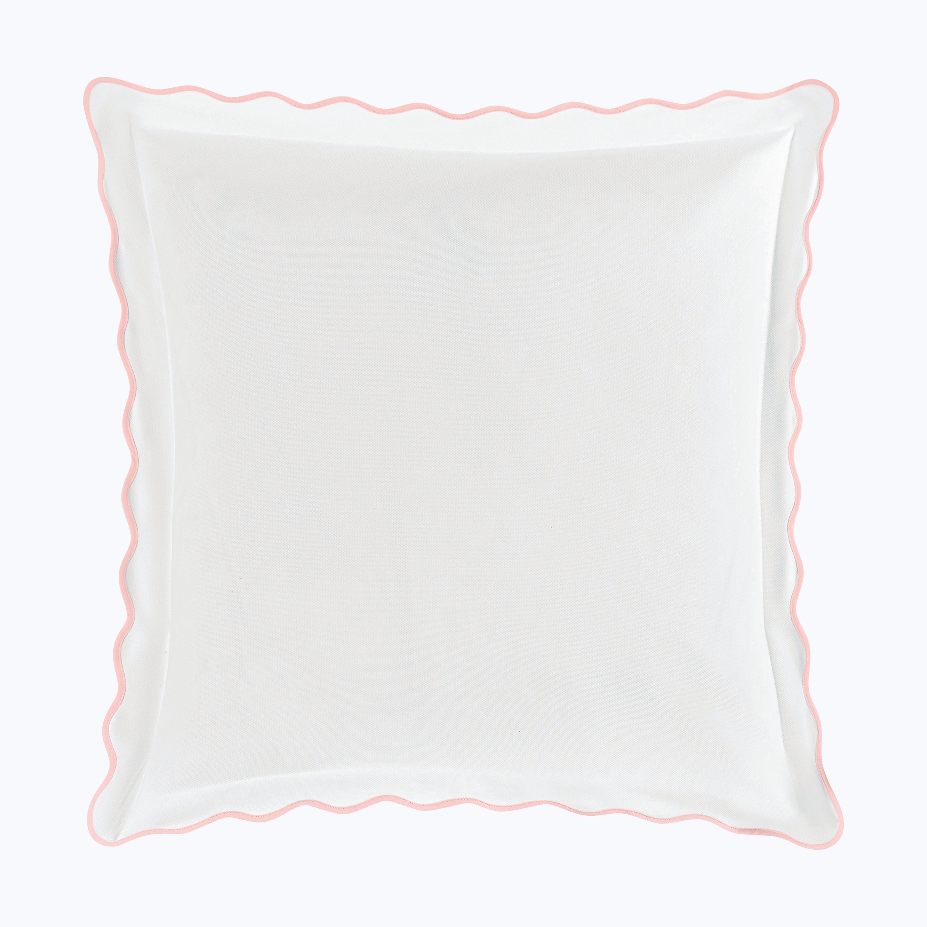 Camilla Cotton Pique Euro Sham Pink