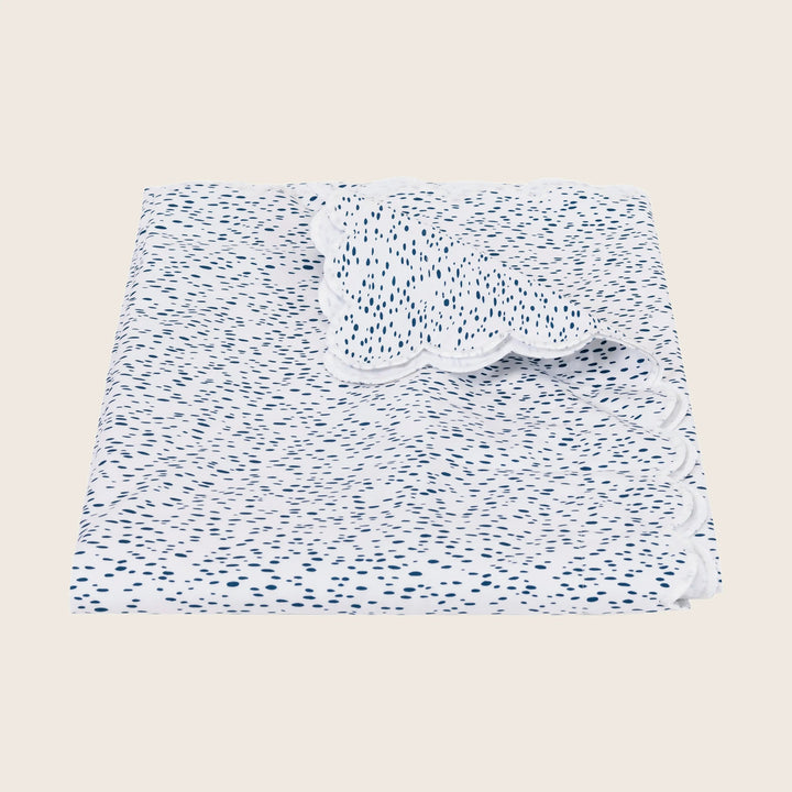 Celine Percale Duvet Cover Prussian Blue / Full/Queen
