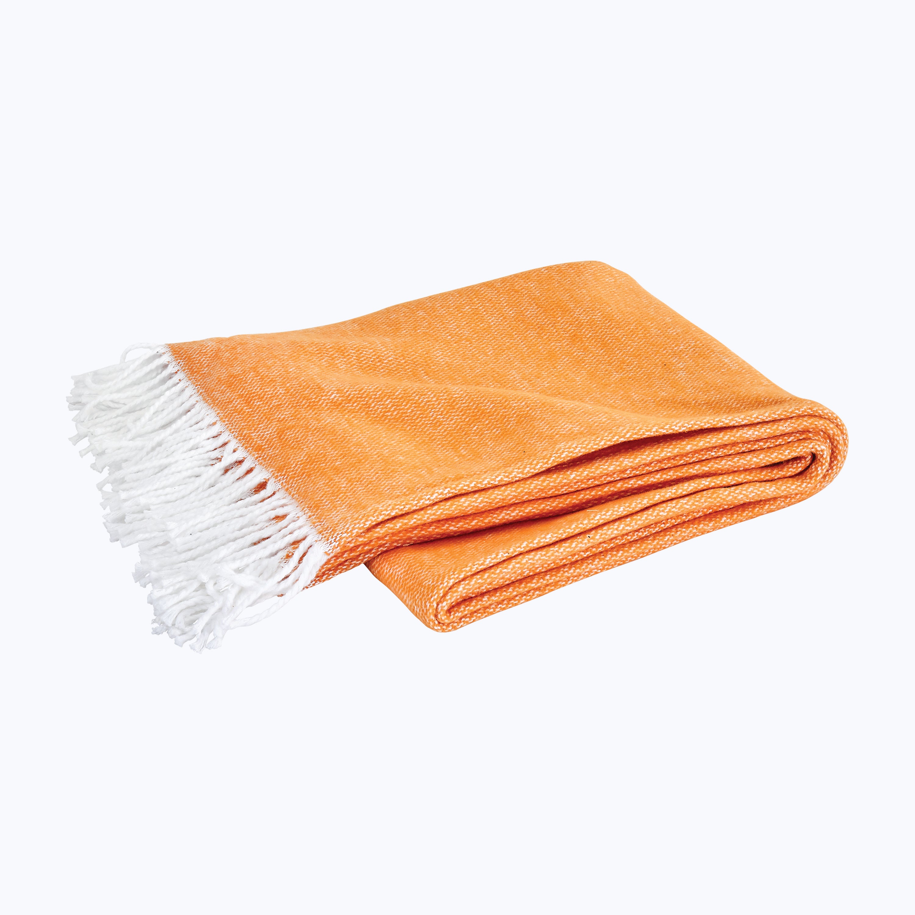 Pezzo Cotton Throw Tangerine