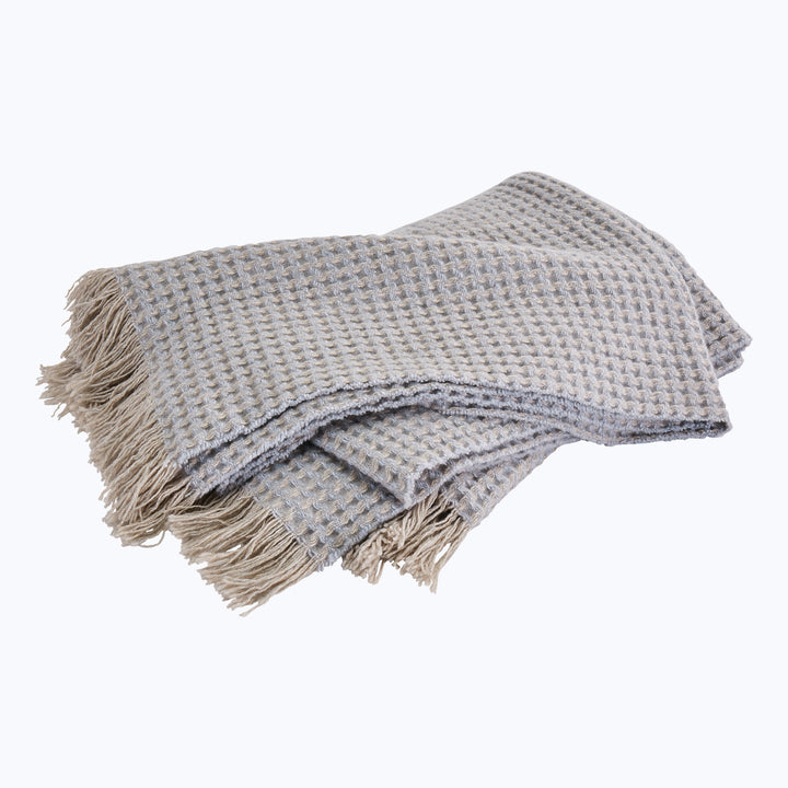Cleo Cashmere Throw Cloud