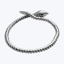 White Gold Serpent Bracelet